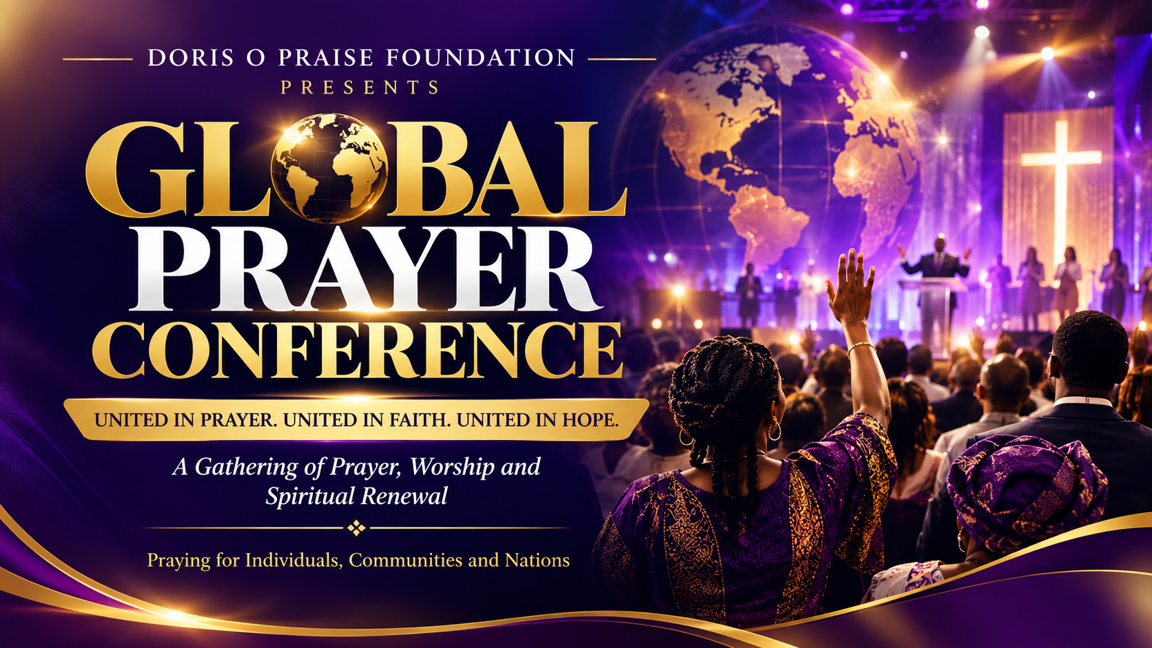 Global Prayer Conference service banner